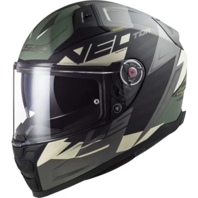 Abbildung von LS2, Integralhelme motorrad VECTOR II Absolute mat black silver, XXS
