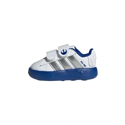 Abbildung von adidas Unisex Kids Star Wars Grand Court 2.0 Schuh Cloud White/Silver Metallic/Royal Blue 27
