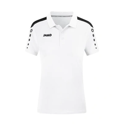 Abbildung von JAKO Fussball Power Poloshirt, Damen, Größe: 36, Weissschwarz