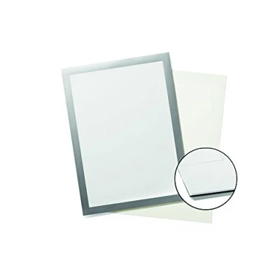 Abbildung von Durable Info Rahmen Duraframe Grip (A4, mit Klettstreifen und Magnetverschluss) 1 Stück, silber, 496823