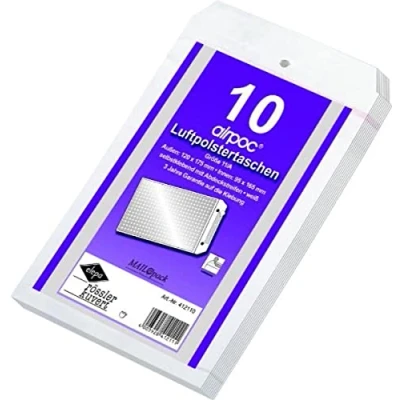 Abbildung von MAILmedia 412130 Luftpolster Versandtaschen, Typ C13, weiß, 10 g