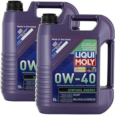 Abbildung von Liqui Moly 2X 1361 Synthoil Energy 0W 40 Motoröl Vollsynthetisch 5L