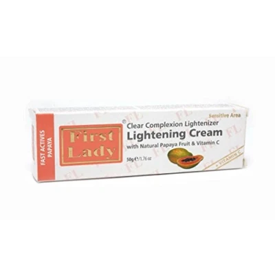 Abbildung von First Lady Papaya Skin Lightening Gesichtscreme 50g Für empfindliche Bereiche Mit Vitamin C