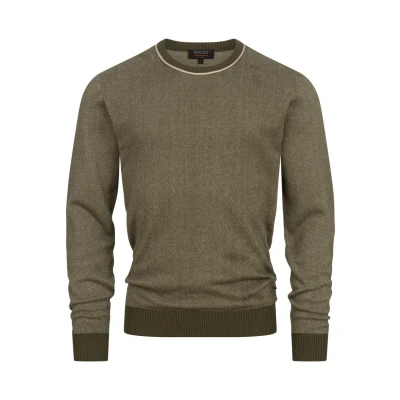 Abbildung von Indicode Jeans Pallboy Strickpullover, Herren, Größe: Small, Army