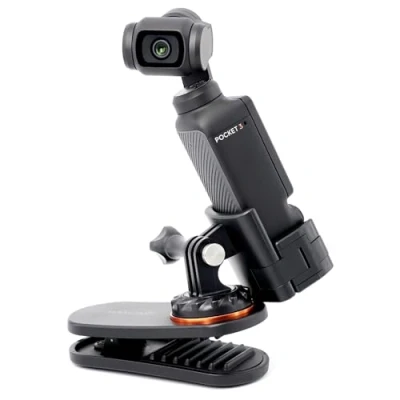 Abbildung von MAXCAM Swivel Rucksack Clip Mount kompatibel mit DJI Osmo Pocket 3
