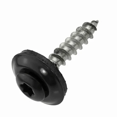 Abbildung von Spenglerschrauben Edelstahl A2 mit EPDM Dichtscheibe 15 mm 4,5 x 20 anthrazit RAL 7016 TX20, 200 Stück