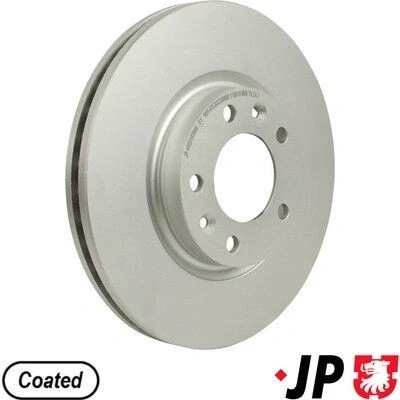 Abbildung von JP GROUP 4163103000 Bremsscheibe Vorderachse 282 26 5 Belüftet beschichtet PEUGEOT: 508 I SW, 407 Limousine, OPEL: Combo Großraumlimousine