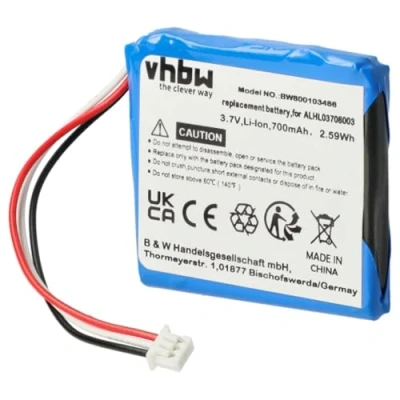 Abbildung von vhbw Akku kompatibel mit Tomtom Start 4EN.001.02, 4EN42, 4EN52, 20, 25 GPS Navigation Navi (700 mAh, 3,7 V, Li Ion)