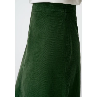 Abbildung von Jimmy Key MIDI Alinienrock, Damen, Größe: 36, Green