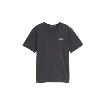 Abbildung von TOM TAILOR Herren 1047775 T Shirt, 10899 Tarmac Grey, XL