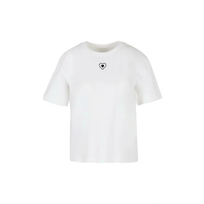 Abbildung von Mister Tee ONLY Heart Tshirt print, Damen, Größe: XL, White