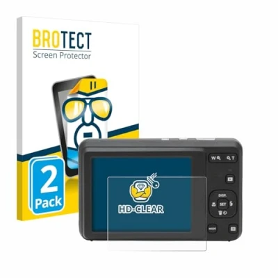 Abbildung von BROTECT (2 Stück Schutzfolie für Kodak Pixpro FZ55 Displayschutz Folie Ultra Klar