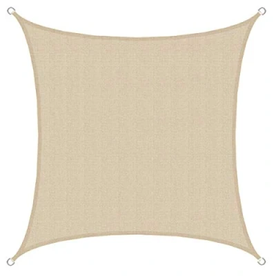 Abbildung von AMANKA 2 x m UV Sonnensegel Quadratisch Wasserdurchlässig Sonnenschutz Balkon Terrassendach Sichtschutz Garten Sonnendach Segel Terrasse Trampolin Pergola Wohnwagen Pool Camping