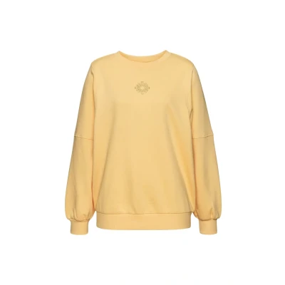 Abbildung von Buffalo Sweatshirt, Loungeshirt mit großem Rückenprint Glanz Effekt, Loungewear