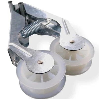 Abbildung von DL pro Spannrolle mit Halter für Whirlpool Bauknecht Ignis 481235818055 Laufrolle Riemenspanner Trockner Wäschetrockner Waschtrockner