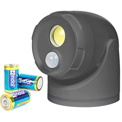 Abbildung von Northpoint LED Wandstrahler Batterie Spot Strahler Flutlicht Bewegungsmelder inkl. D Batterien