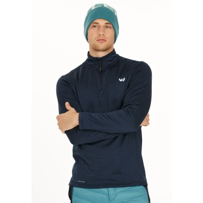 Abbildung von Whistler Midlayer Kalle Waffle Langarmshirt, Herren, Größe: XXL, Navy