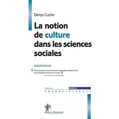 Abbildung von La notion de culture dans les sciences sociales