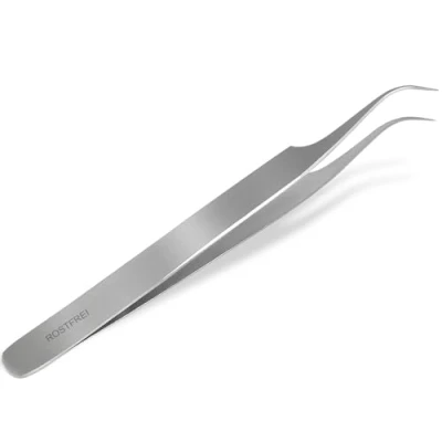 Abbildung von InstrumenteNrw Premium Zeckenpinzette Zeckenzange Edelstahl Zecken Pinzette Hunde Katzen rostfreier Qualitätsstahl (Silber Modell 1)