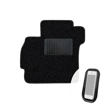 Abbildung von moto MOLTICO Fahrer Fußmatte Auto Velours Fahrerseite Autoteppiche Schwarz Fahrermatte 1 teilig passend für Mazda 5 I 2005 2010