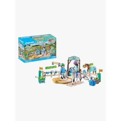 Abbildung von 71637 Horses of Waterfall Moderne Reitschule, Konstruktionsspielzeug