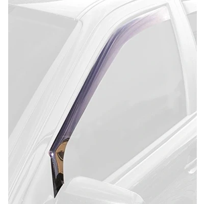Abbildung von ClimAir Car Comfort Windabweiser Schwarz kompatibel mit BMW X3 E83 5 türer 2003 2010
