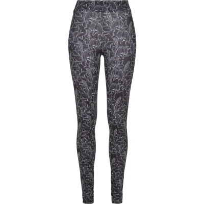 Abbildung von Urban Classics Leggings Hosen, Damen, Größe: Small, Hibiscus black