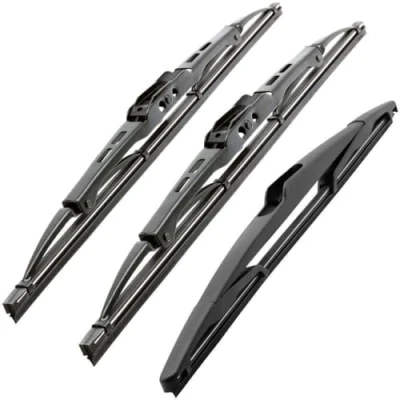 Abbildung von Recambo SCHEIBENWISCHER VORNE + HINTEN kompatibel für BMW X3 Typ E83 BJ 2004 2010 (3er Set: 550mm / 500mm 350mm)