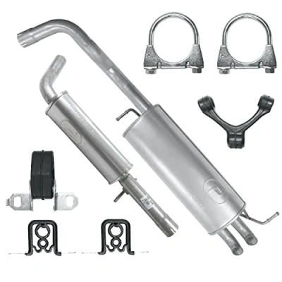 Abbildung von Schaldampferset Auspuff für A3 8L VW Golf 4 IV New Beetle 1 I 1.8 2.0 2.3