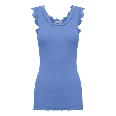 Abbildung von Fransa Frhizamond Top, Damen, Größe: Large, Ultramarine