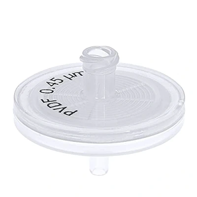 Abbildung von GVS Filter Technology, Syringe Filter, ABLUO, 33mm, PVDF Membrane, 0.45µm, PP Housing, 10/pk