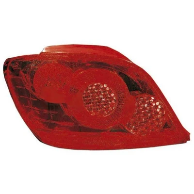 Abbildung von ABAKUS 550 1940R LD UE Rückleuchte rechts R5W, P21W Rot ohne Glühlampe, Lampenträger PEUGEOT: 307 Schrägheck