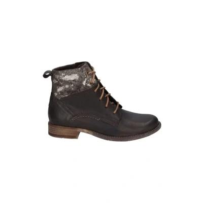 Abbildung von Josef Seibel Sienna Schnürstiefelette, Damen, Größe: 38, Espresso Schuhe