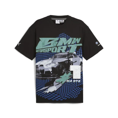 Abbildung von Puma BMW MMS BIG Graphic TEE Tshirt print, Herren, Größe: XXL, Black