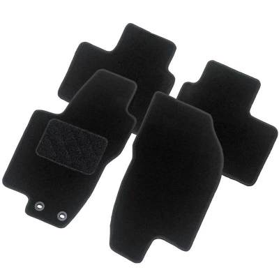 Abbildung von AutoStyle TM TO542 Fußmattensatz Textil vorne und hinten 4 schwarz TOYOTA: Yaris III Schrägheck