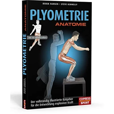 Abbildung von Plyometrie Anatomie. Der vollständig illustrierte Ratgeber für die Entwicklung explosiver Kraft