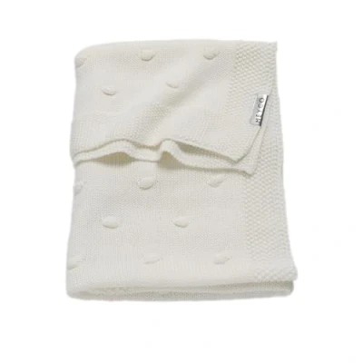 Abbildung von Babydecke Knots Offwhite, Meyco Baby, 75x100cm