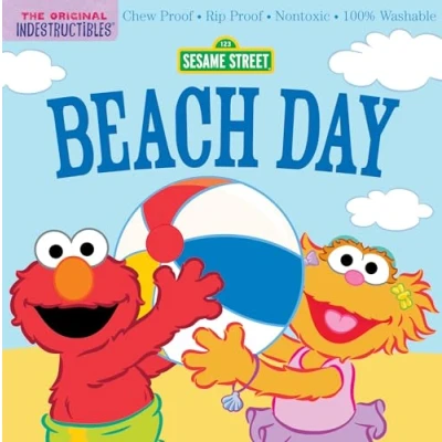 Abbildung von Indestructibles: Sesame Street: Beach Day: Chew Proof · Rip Nontoxic 100% Washable (Book for Babies, Newborn Books, Safe to Chew)