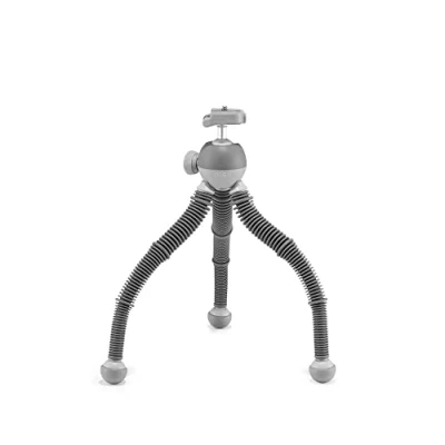 Abbildung von JOBY PodZilla Large Flexibles Stativ mit Kugelkopf, Phone von den GorillaPod Entwicklern, kompatible iPhone, Smartphones, kompakte spiegellose Kameras,Geräte bis zu 2,5 kg, Grau
