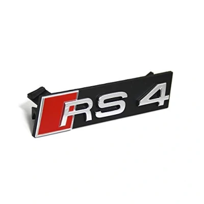 Abbildung von Audi 8E0853736E2ZZ Schriftzug RS4 8E Original Emblem Kühlergrill Clip Zeichen