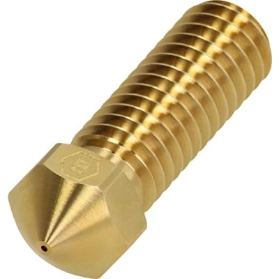 Abbildung von BROZZL Volcano 1,75 mm Düse Messing 0,6mm Durchmesser für E3D Hotend und Artillery Sidewinder X1, 10601060