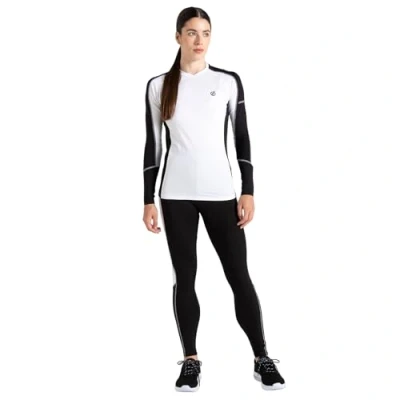 Abbildung von Dare2b Damen Womens Exchange Iii Base Layer Baselayer Set, schwarz/weiß, 38
