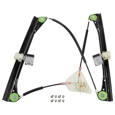 Abbildung von Febi Bilstein Fensterheber vorne links elektrisch mit Anbaumaterial, ohne Elektromotor 176302 VOLKSWAGEN: Polo IV Limousine, Schrägheck