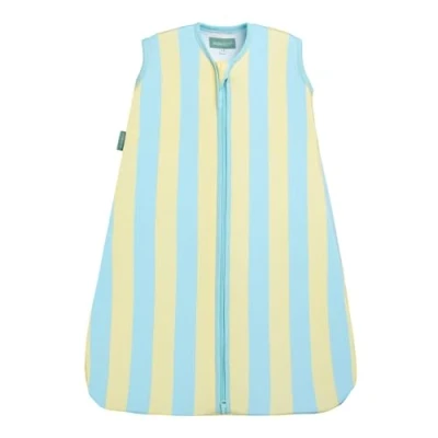 Abbildung von molis&amp;co Baby Schlafsack 0.5 TOG Sommerschlafsack für Jungen Neugeborene Babyschlafsack ohne Ärmel 100% Baumwolle (Oeko TEX 100), Premium Qualität Blue Sunshine (85 cm)