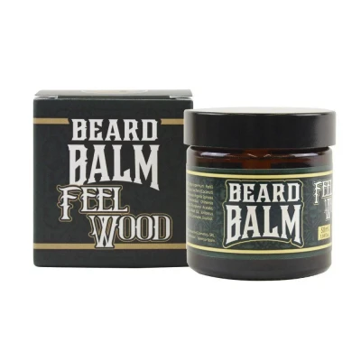 Abbildung von HEY JOE! Beard Balm Nº 4 Feel Wood Feuchtigkeitsspendender Bartbalsam Männer mit Zedernholz und Wacholderduft Bartpflege für Gesunde Bärte Bart Balsam 60 ml