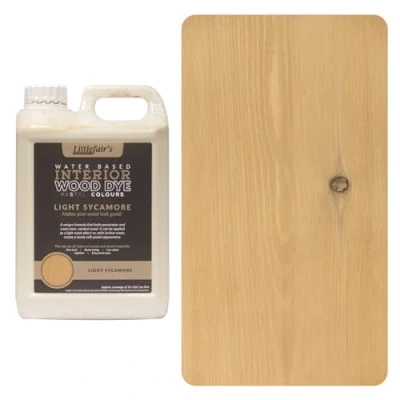 Abbildung von Littlefair&#039;s Holzbeize und farbe auf Wasserbasis, Pastell Kollektion