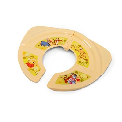 Abbildung von Kinder faltbarer Reise WC Aufsatz Toilettentrainer Klapp Toilettensitz Disney Winnie Pooh