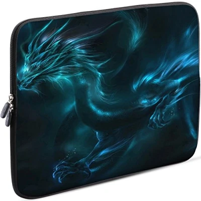 Abbildung von Sidorenko Laptop Tasche für 15 15,6 Zoll Universal Notebooktasche Schutzhülle Laptoptasche aus Neopren, PC Computer Hülle Sleeve Case Etui, Blau