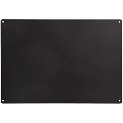 Abbildung von Magnettafel Magnetboard aus Metall 58 x 40 Schwarz Magnetwand inkl. Befestigung