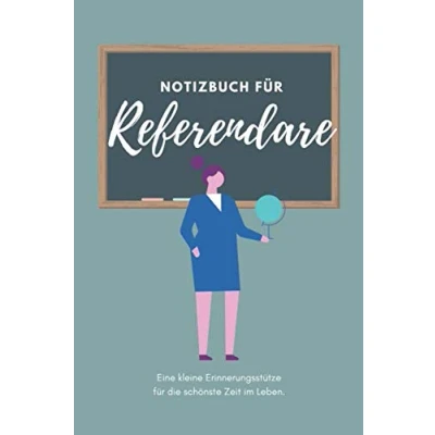Abbildung von Notizbuch für Referendare angehende Lehrer &amp; Lehrerinnen, Punktraster 120 Seiten: Das ideale Geschenk Referendariat / Vorbereitungsdienst